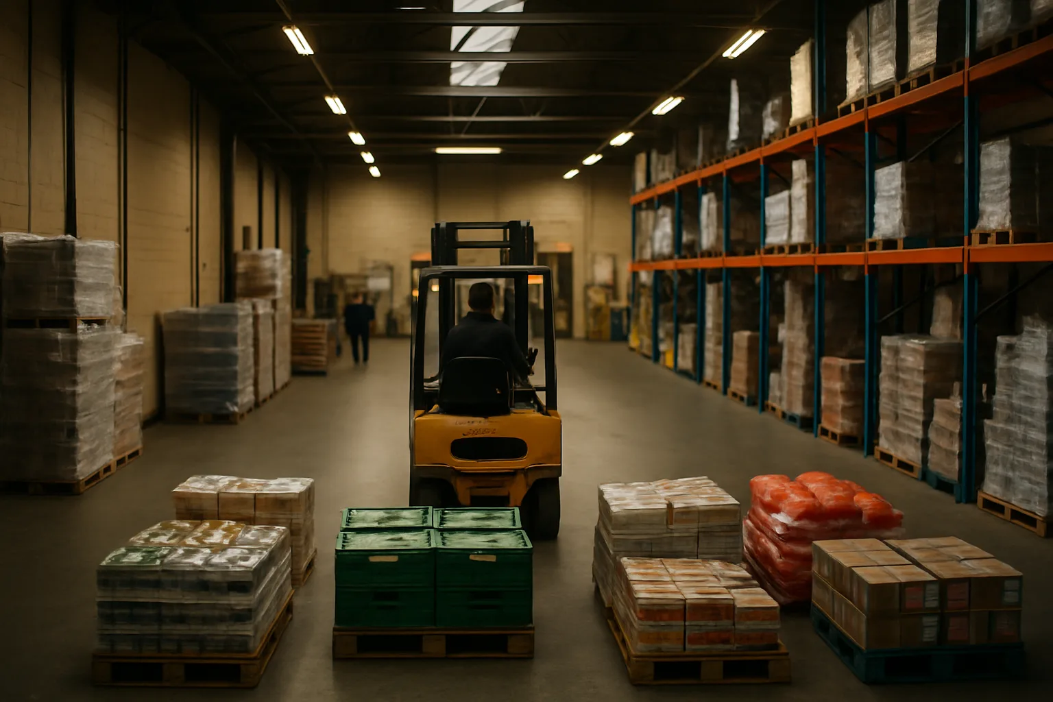 Delivery note signed at the back door